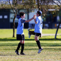 17-7-16. NCMJFC. U13 Orange defeated Knox City FC 6-1 at Caulfield Park. Photo: Peter Haskin