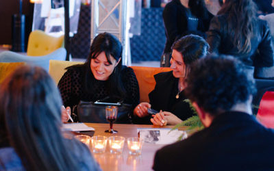 Young donors making pledges at a Humans of JCA function.
Photo: Nicola Sevitt.