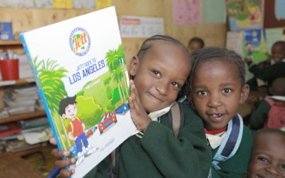 Changing the face of educational children's books is husband-and-wife team Danielle and Josh Wakerman, authors of the "Jett Around The World" series.