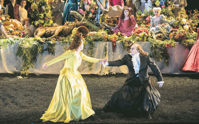 A lavish scene in Handel’s oratorio, Saul, at the Glyndebourne Festival in 2015. Photo: Bill-Cooper