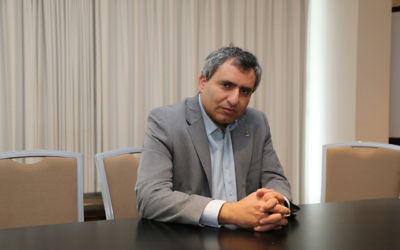 Ze'ev Elkin in Sydney this week. Photo: Elena Marguleva