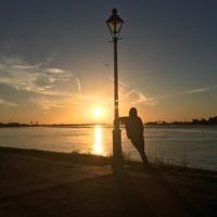 Ashlee Chapman entered this sunrise photo taken on the Mississippi River, Louisiana, USA.
