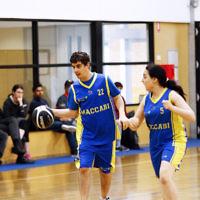 13-11-16. Maccabi All Abilities basketball tournament at the Bialik Basketball Stadium. Photo: Peter Haskin