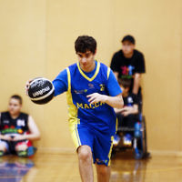 13-11-16. Maccabi All Abilities basketball tournament at the Bialik Basketball Stadium. Photo: Peter Haskin