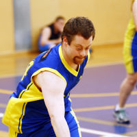 13-11-16. Maccabi All Abilities basketball tournament at the Bialik Basketball Stadium. Photo: Peter Haskin