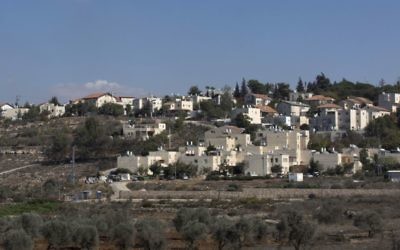 The West Bank settlement of Beit El. Photo: AP Photo/Nasser Nasser