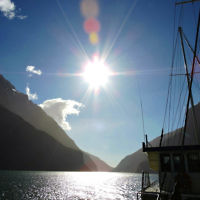 Dovi Broner entered this sunset photo taken over Milford Sound, New Zealand. Dovi Broner entered this sunset photo taken over Milford Sound, New Zealand.