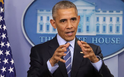 Outgoing US President Barack Obama.