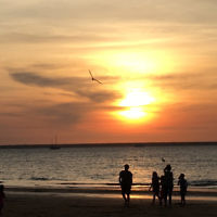 Helene Oberman entered this sunset photo taken at Mindil Beach, Darwin.