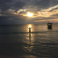 Matt Gray took this sunset photo in Cambodia. Matt Gray took this sunset photo in Cambodia.