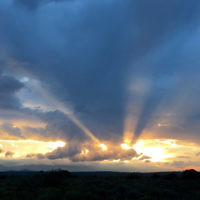 Pearl Blasina entered this sunset photo taken in South Africa. Pearl Blasina entered this sunset photo taken in South Africa.