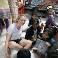 Steven Curtis entered this photo of daughter Georgia at an orphanage in Jaipur, India. Steven Curtis entered this photo of daughter Georgia at an orphanage in Jaipur, India.