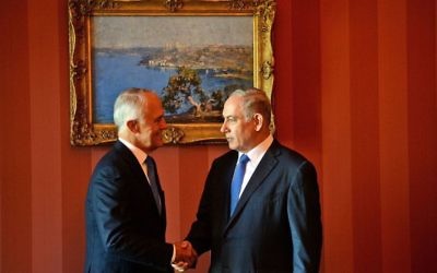 Malcolm Turnbull (left) and Benjamin Netanyahu.