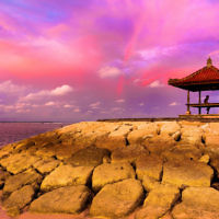 Jason Silverstone entered this sunrise photo taken in Bali.