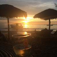 Julie Armstrong entered this sunset photo taken in Cambodia.