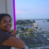 Julie Armstrong entered this sunset photo taken in Cambodia.
