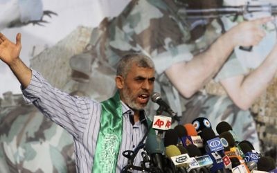 Yahya Sanwar. Photo: AP Photo/Adel Hana