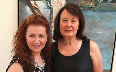 Hilary May Black (left) with Dr Ruth Ratner.