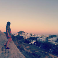 Yael Shnider entered this sunset photo taken at Ios, Greece.