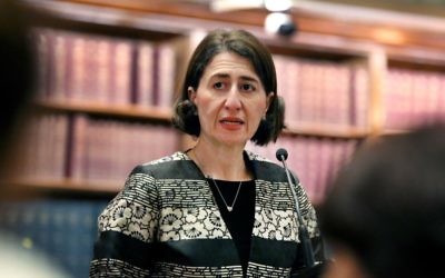NSW Premier Gladys Berejiklian at Parliament House on Tuesday. Photo: Noel Kessel NSW Premier Gladys Berejiklian at Parliament House on Tuesday. Photo: Noel Kessel