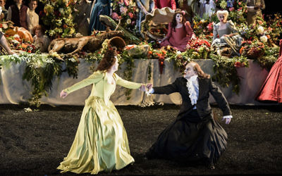 A lavish scene in Handel’s oratorio Saul, which was one of the highlights of this year’s Adelaide Festival. Photo: Bill Cooper