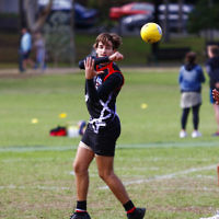 2-4-17. 2017 Unity Cup.  Jew Crew Boys v Ballarat. Photo: Peter Haskin