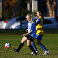 4-6-17. North Caufield Maccabi Football Club. NCMFC Women draw 3 -3 with Whitehorse United at Caulfield Park. Photo: Peter Haskin