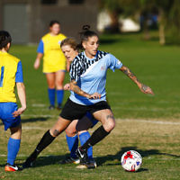 4-6-17. North Caulfield Maccabi Football Club. NCMFC Women drew with Whitehorse United 3-3. Photo: Peter Haskin