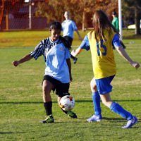 4-6-17. North Caulfield Maccabi Football Club. NCMFC Women drew with Whitehorse United 3-3. Photo: Peter Haskin
