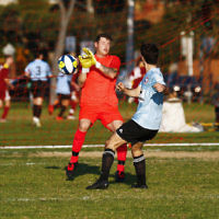 4-6-17. North Caulfield Maccabi Football Club. NCMFC def Peninsula Strikers 4-1 at Caulfield Park. Photo: Peter Haskin