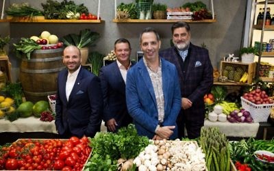 MasterChef judges George Calombaris, Gary Mehigan, Yotam Ottolenghi, Matt Preston.