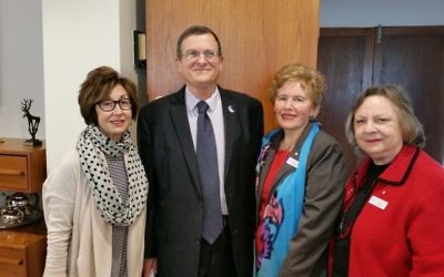 From left: Victoria Nadel, Shmuel Ben-Shmuel, Rysia Rozen, Sylvia Deutsch.