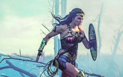 Gal Gadot as Diana in the action adventure movie Wonder Woman.