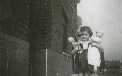 The only wartime photo of Francine, taken in Brussels in 1942.
