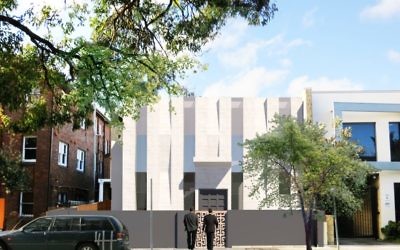 An artist’s impression of the proposed new community centre at Nefesh, Bondi.