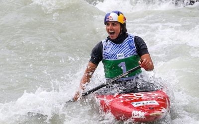 Jessica Fox has won the 2017 ICF Canoe Slalom women's World Cup Series in C1 (single canoe). Photo: Balint Vekassy/ICF
