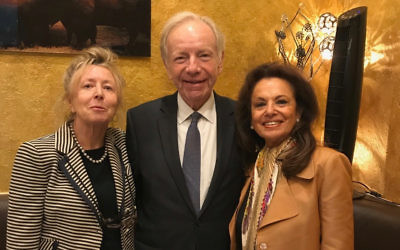 Hadassah Lieberman, Joseph Lieberman and Eva Fischl.