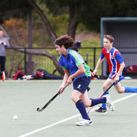 10-9-17. Premiership for Maccabi U16 Hockey. Maccabi U16 Defeated KBH Brumbies 4 - 1. Photo: Peter Haskin