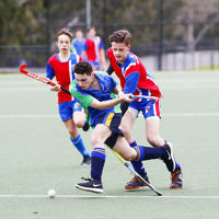 10-9-17. Premiership for Maccabi U16 Hockey. Maccabi U16 Defeated KBH Brumbies 4 - 1. Photo: Peter Haskin
