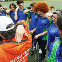 10-9-17. Premiership for Maccabi U16 Hockey. Maccabi U16 Defeated KBH Brumbies 4 - 1. Photo: Peter Haskin