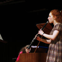 10-9-17. B'nai B'rith Jewish Youth Music Eisteddfod. Ruth Slonimsky (clarinet), Rebekka Krishtal (piano). Photo: Peter Haskin 10-9-17. B'nai B'rith Jewish Youth Music Eisteddfod. Ruth Slonimsky (clarinet), Rebekka Krishtal (piano). Photo: Peter Haskin