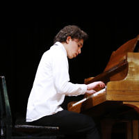 10-9-17. B'nai B'rith Jewish Youth Music Eisteddfod. Daniel Freidgeim. Photo: Peter Haskin 10-9-17. B'nai B'rith Jewish Youth Music Eisteddfod. Daniel Freidgeim. Photo: Peter Haskin