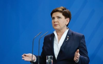 Poland's prime minister Beata Szydło.