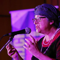 7-12-17. Melbourne Jewish Comedy Festival. Kadimah, Elsternwick. Hanna Baum. Photo: Peter Haskin 7-12-17. Melbourne Jewish Comedy Festival. Kadimah, Elsternwick. Hanna Baum. Photo: Peter Haskin