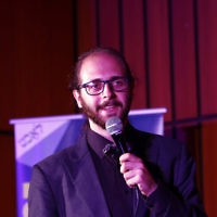 7-12-17. Melbourne Jewish Comedy Festival. Kadimah, Elsternwick. Ben Volchok. Photo: Peter Haskin 7-12-17. Melbourne Jewish Comedy Festival. Kadimah, Elsternwick. Ben Volchok. Photo: Peter Haskin