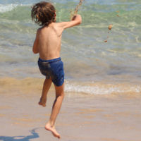 Bob Mendelsohn entered this photo of his grandson Booker at Bondi Beach.
