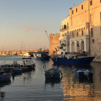 Dennis Liner entered this sunset photo taken at Monopoli in Puglia, Italy.