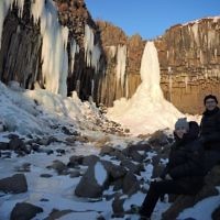 Lori Gross entered this photo taken at the frozen Svartifoss Waterfall, Iceland. Lori Gross entered this photo taken at the frozen Svartifoss Waterfall, Iceland.