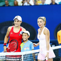 18-1-18. Australian Open 2018. Round 2 Womens singles. Camila Giorgi lost to Ash Barty 7-5, 4-6, 1-6.  Photo: Peter Haskin