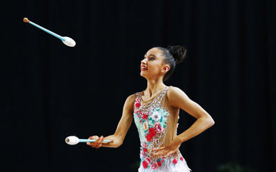 Alexandra Kiroi in action at the 2017 national championships. Photo: Peter Haskin
